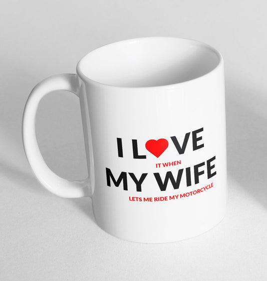 I Love my wife Printed Cup Ceramic Novelty Mug Funny Gift Coffee Tea 90