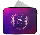 Personalised Any Name Marble Design Laptop Case Sleeve Tablet Bag 32