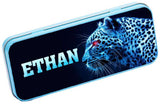 Personalised Any Name Animal Pencil Case Tin Children School Kids Stationary 4