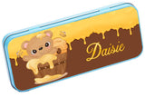 Personalised Any Name Bee Pencil Case Tin Children School Kids Stationary 16