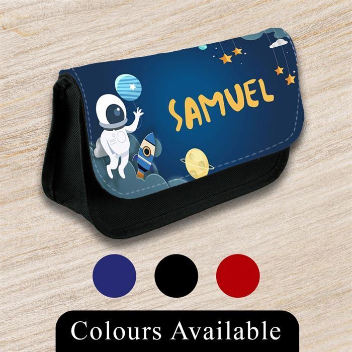 Personalised Pencil Case Generic Girls Boys Stationary Kids School Bag 44