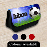 Personalised Pencil Case Football Girls Boys Stationary Kids School Bag 5