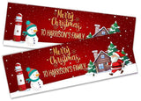 Personalised Banner Christmas Design Party Decoration 19