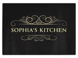 Personalised Any Name Kitchen Glass Chopping Board Item Gift 10