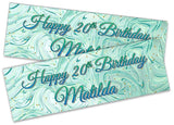 Personalised Birthday Banners Generic Design Children Kids Party Decoration 256