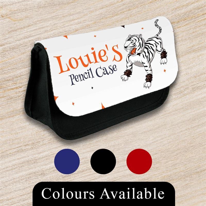 Personalised Pencil Case Generic Girls Boys Stationary Kids School Bag 33