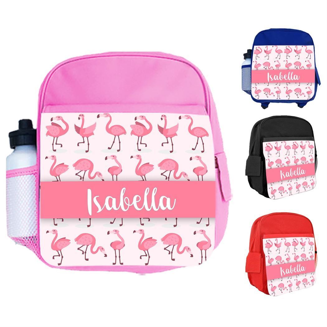 Personalised Kids Backpack Any Name Generic Design Boys Girls kid School Bag 47