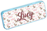 Personalised Any Name Generic Pencil Case Tin Children School Kids Stationary 14