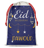 Personalised Eid Sack Bag Boy Girl eid Gift idea Stocking Bag 10