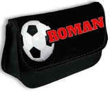 Personalised Pencil Case Football Girls Boys Stationary Kids School Bag 3