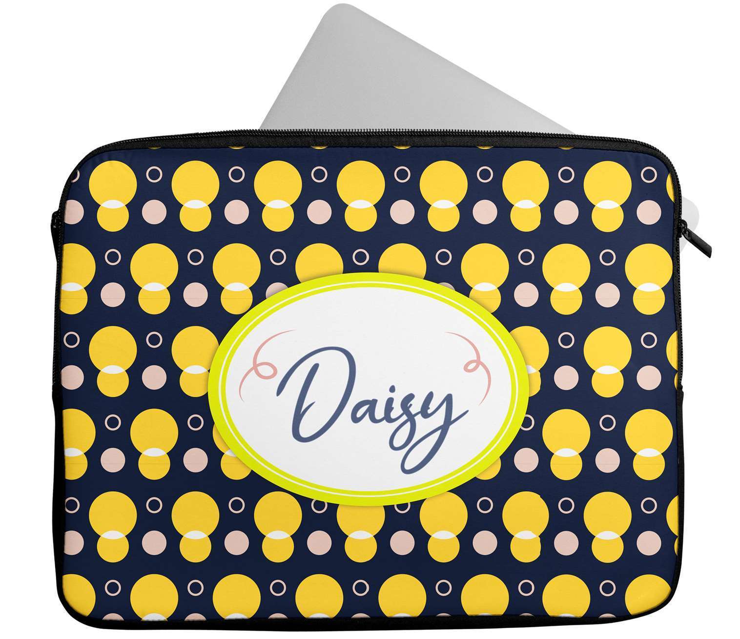 Personalised Any Name Patterned Design Laptop Case Sleeve Tablet Bag 26