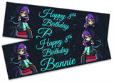 Personalised Birthday Banners Generic Design Children Kids Party Decoration 183