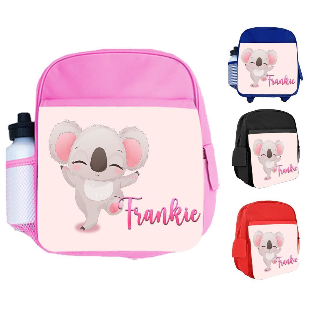 Personalised Kids Backpack Any Name Generic Design Boys Girls kid School Bag 48