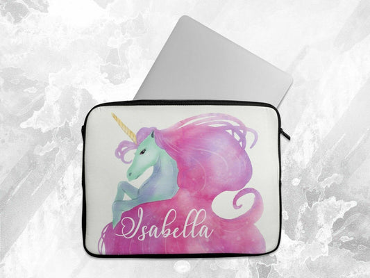 Personalised Any Name Unicorn Laptop Case Sleeve Tablet Bag Chromebook Gift 8