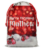 Personalised Christmas Sack Santa Bag Xmas Boy Girl Gift Stocking Bag 1