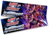 Personalised Birthday Banners Super Hero Design Children Kid Party Decoration 71