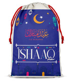 Personalised Eid Sack Bag Boy Girl eid Gift idea Stocking Bag 10