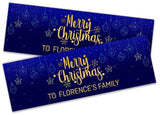 Personalised Banner Christmas Design Party Decoration 19