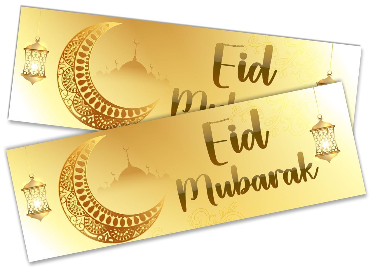 Eid Mubarak Banners Children Kids Adults Party Decoration idea 267