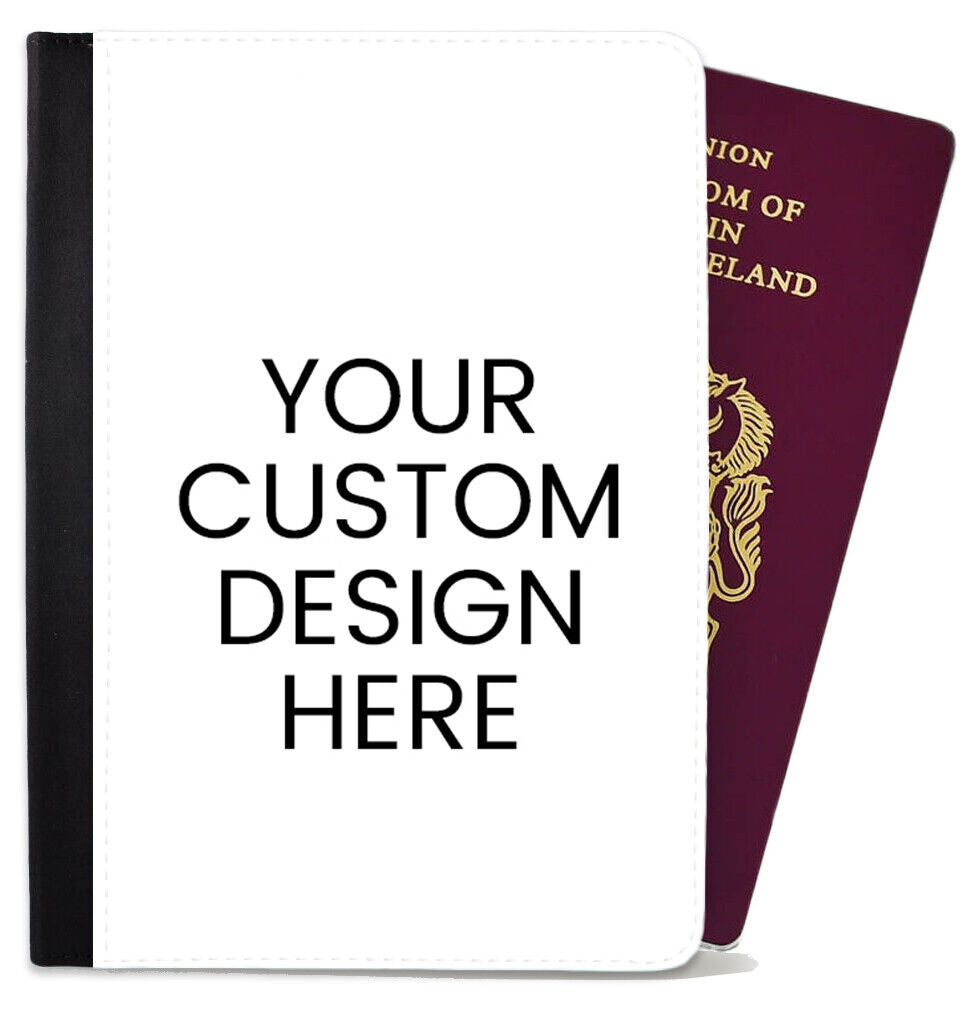 Personalised Abstract Kids Passport Cover Holder Any Name Holiday Accessory 3