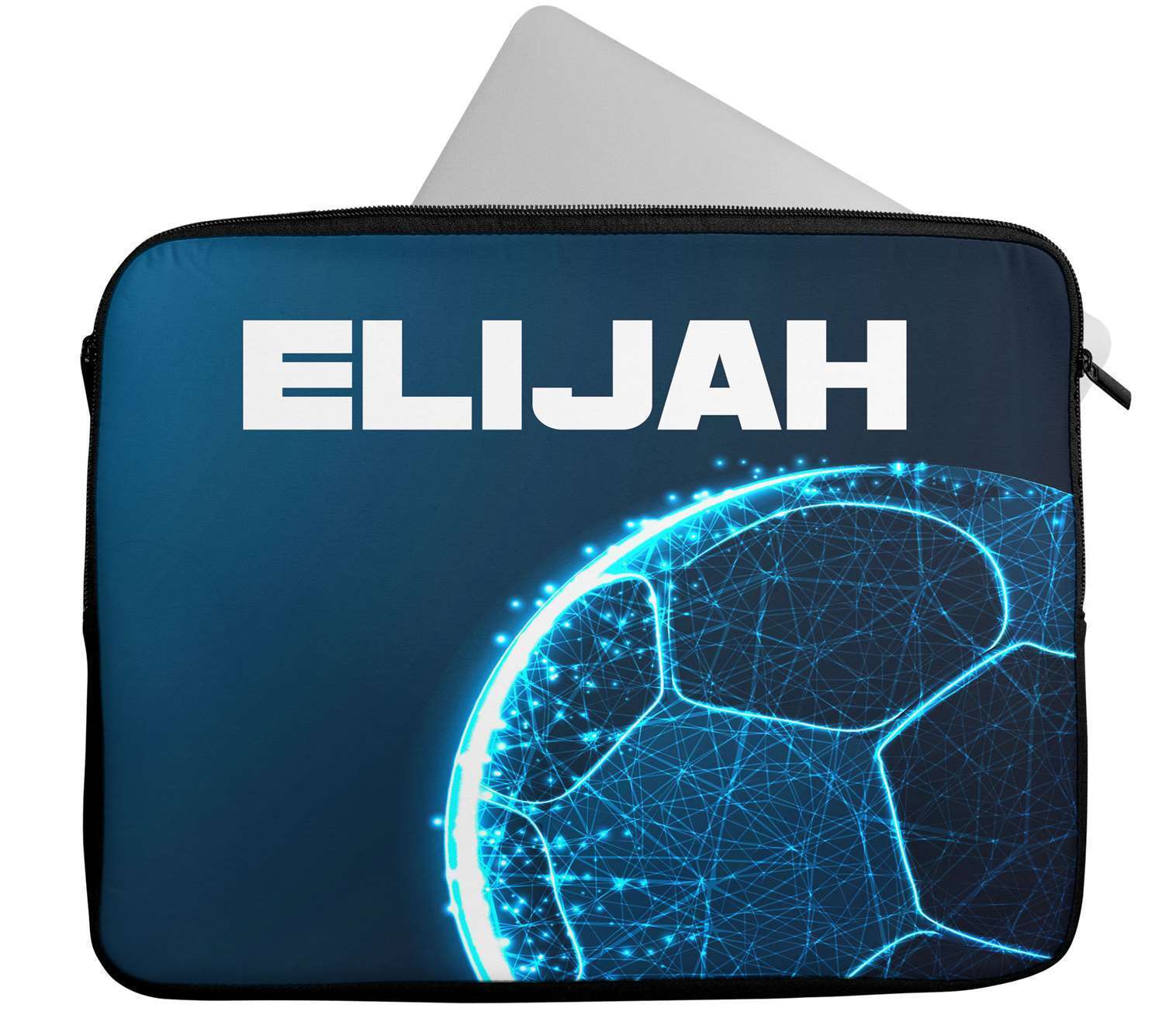 Personalised Any Name Football Design Laptop Case Sleeve Tablet Bag 23