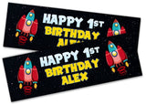 Personalised Birthday Banners Generic Design Children Kids Party Decoration 252