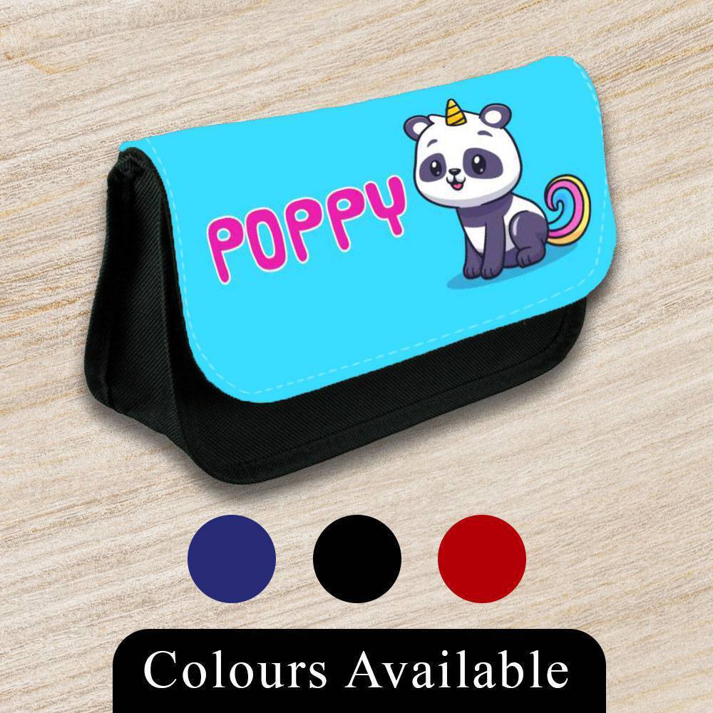 Personalised Pencil Case Animal Girls Boys Stationary Kids School Bag 12