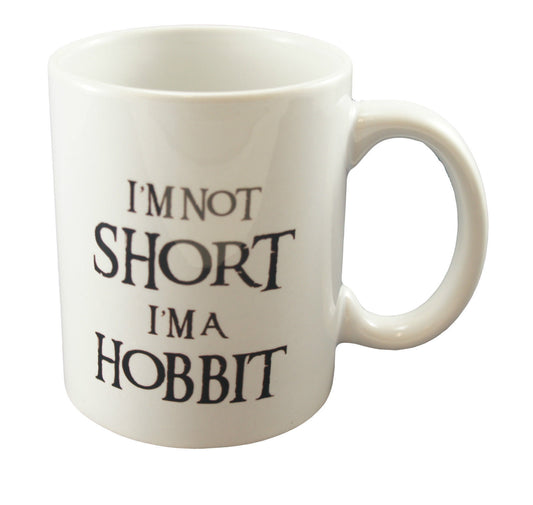 I'M NOT SHORT I'M A HOBBIT QUOTE Coffee Tea Mugs Mug Cup Gift Present