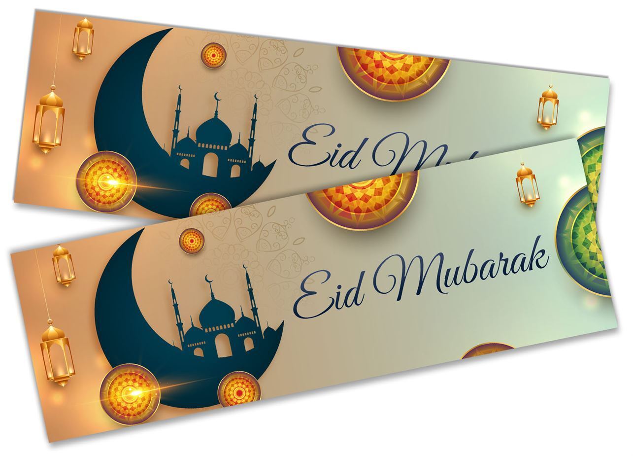 Eid Mubarak Banners Children Kids Adults Party Decoration idea 264