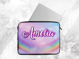 Personalised Any Name Unicorn Laptop Case Sleeve Tablet Bag Chromebook Gift 3