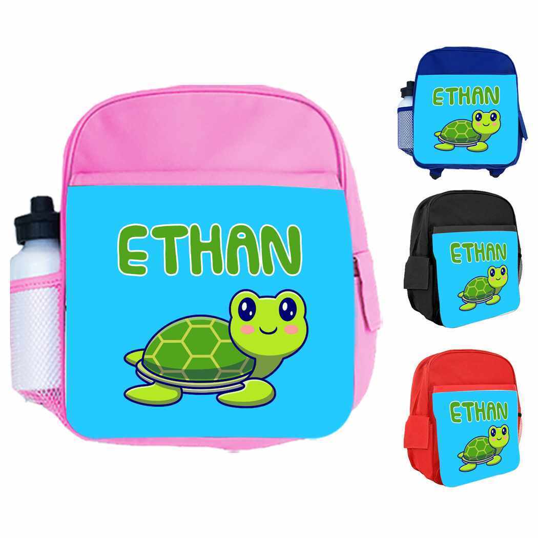 Personalised Kids Backpack Any Name Animal Design Boys Girls kids School Bag 12