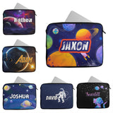 Personalised Any Name Space Design Laptop Case Sleeve Tablet Bag 49