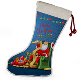 Personalised Any Name Christmas Stocking Tree Decoration Gift Present 3