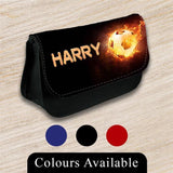 Personalised Pencil Case Football Girls Boys Stationary Kids School Bag 30