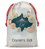 Personalised Eid Sack Bag Boy Girl eid Gift idea Stocking Bag 3