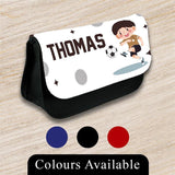 Personalised Pencil Case Generic Girls Boys Stationary Kids School Bag 35