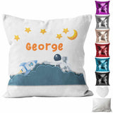 Personalised Cushion Space Sequin Cushion Pillow Printed Birthday Gift 63