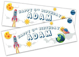 Personalised Birthday Banners Generic Design Children Kids Party Decoration 215