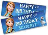 Personalised Birthday Banners Princess  Design Children Kid Party Decoration 62