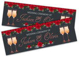 Personalised Wedding Banner Adult Party Celebration Marriage 239