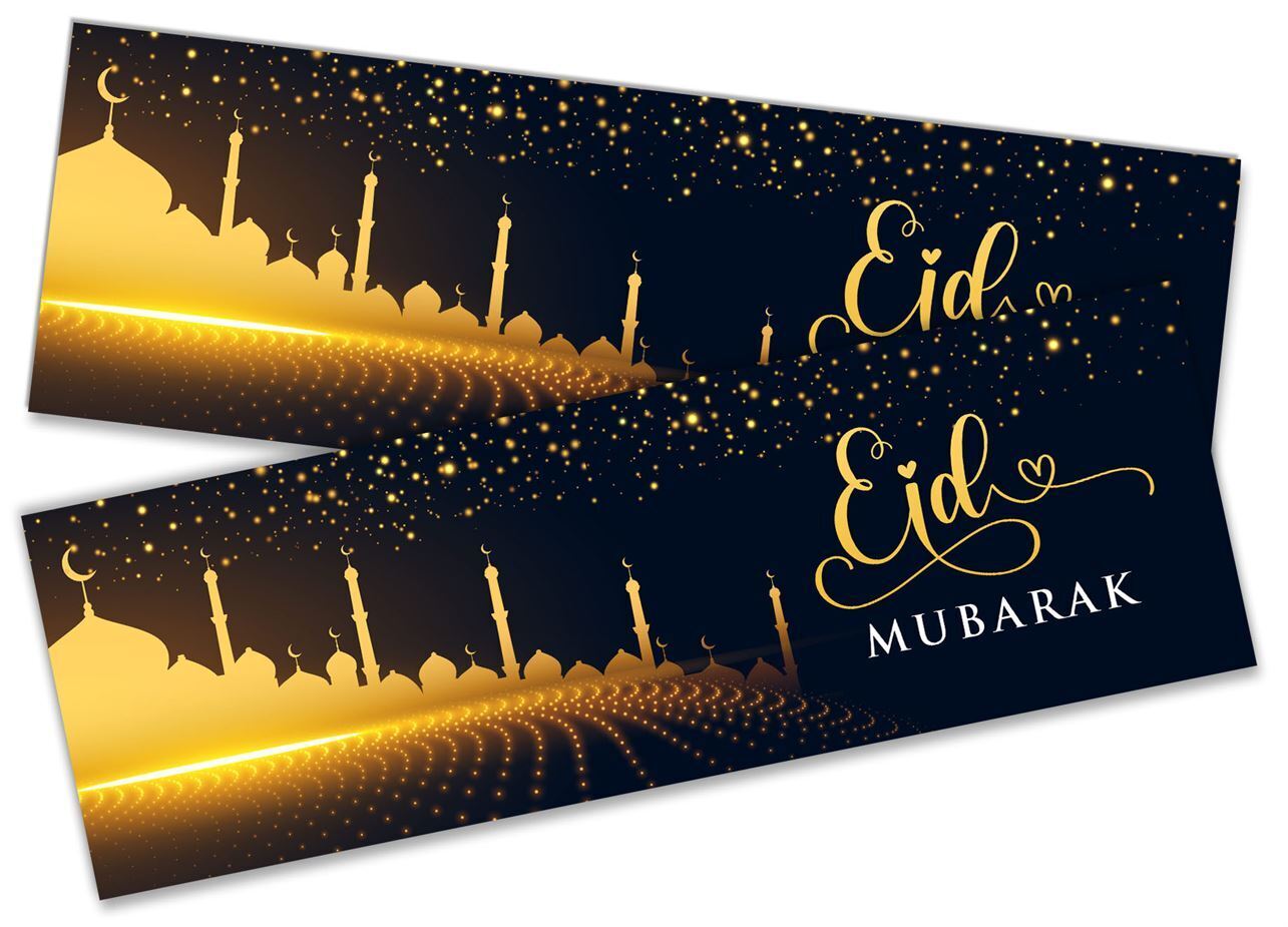 Eid Mubarak Banners Children Kids Adults Party Decoration idea 266