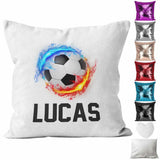 Personalised Cushion Football Sequin Cushion Pillow Printed Birthday Gift 74