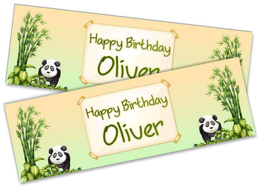 Personalised Birthday Banners Animal Design Children Kids Party Decoration 128