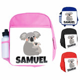 Personalised Kids Backpack Any Name Koala Design Boys Girls kids School Bag 13