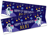 Personalised Birthday Banners Generic Design Children Kids Party Decoration 252