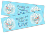 Personalised Birthday Banners Generic Design Children Kids Party Decoration 223