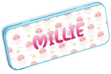 Personalised Any Name Animal Pencil Case Tin Children School Kids Stationary 19