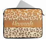 Personalised Any Name Animal Design Laptop Case Sleeve Tablet Bag 76