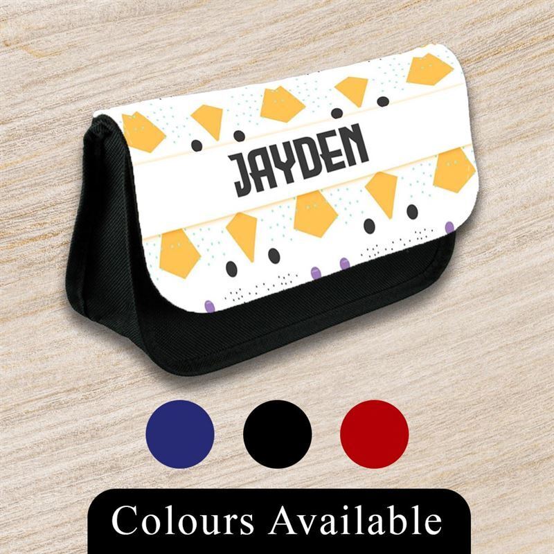 Personalised Pencil Case Generic Girls Boys Stationary Kids School Bag 33