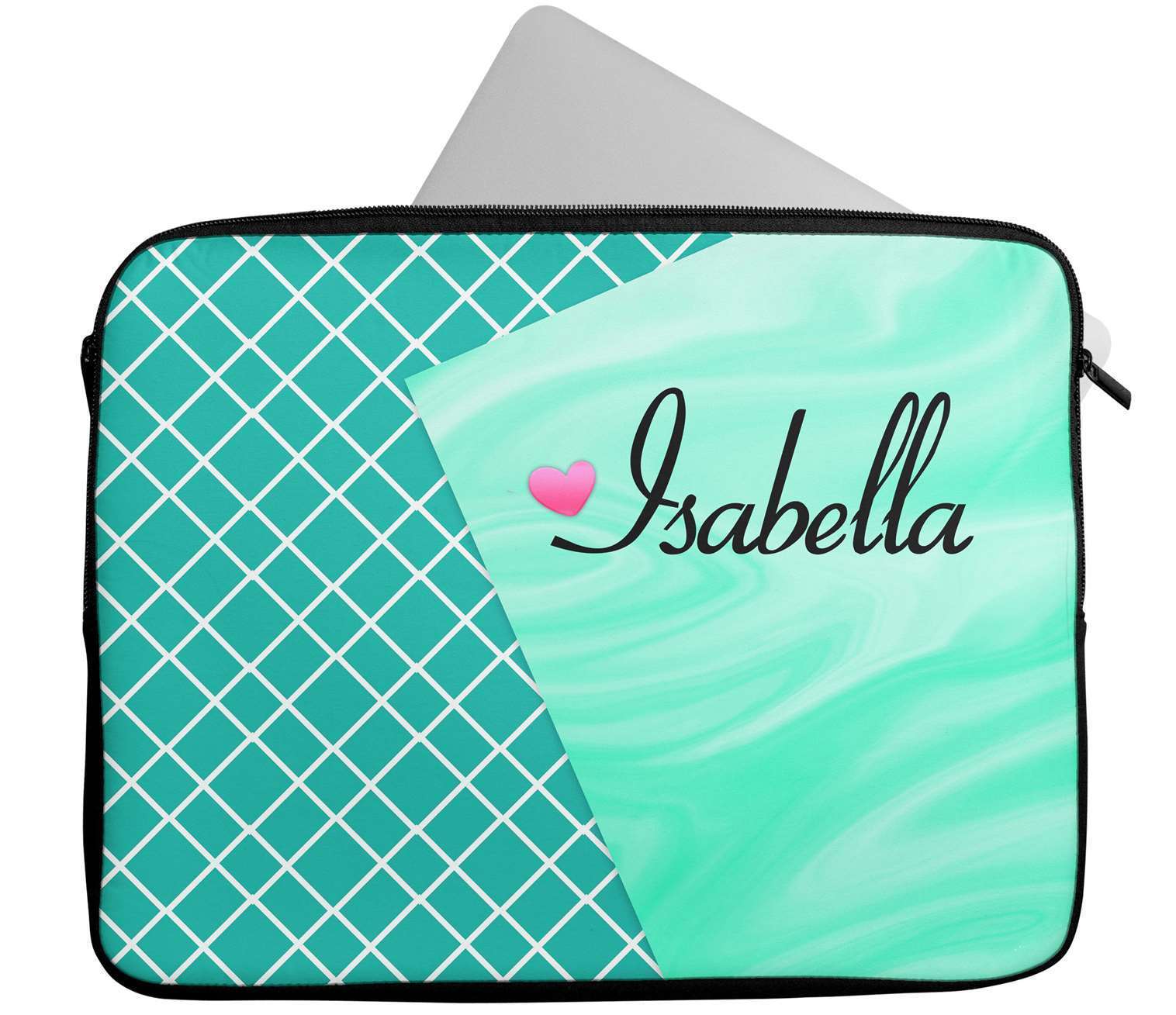 Personalised Any Name Patterned Design Laptop Case Sleeve Tablet Bag 25